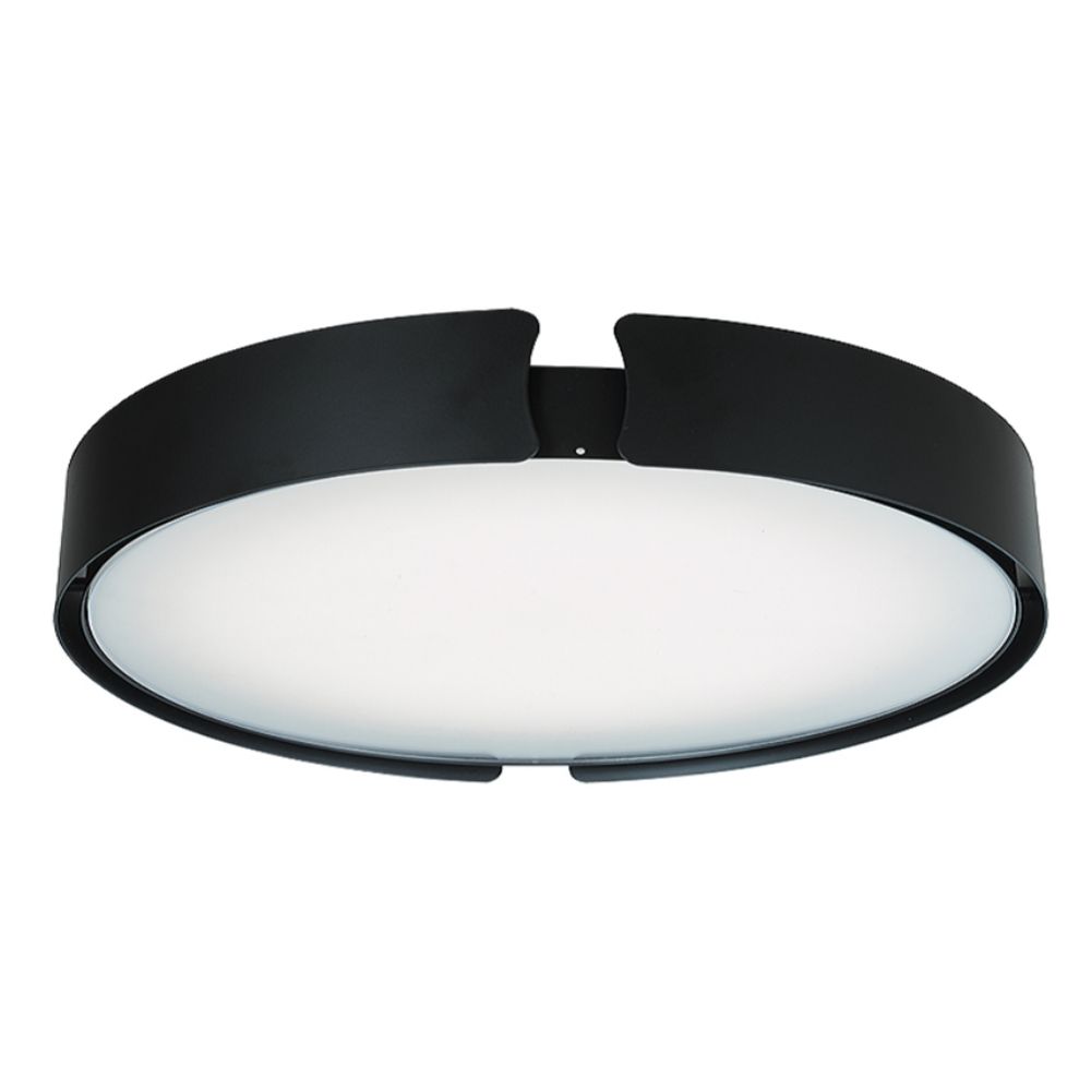 Abra Lighting 30070FM-BL 18" Low Profile Flushmount with High Output Dimmable LED in Black