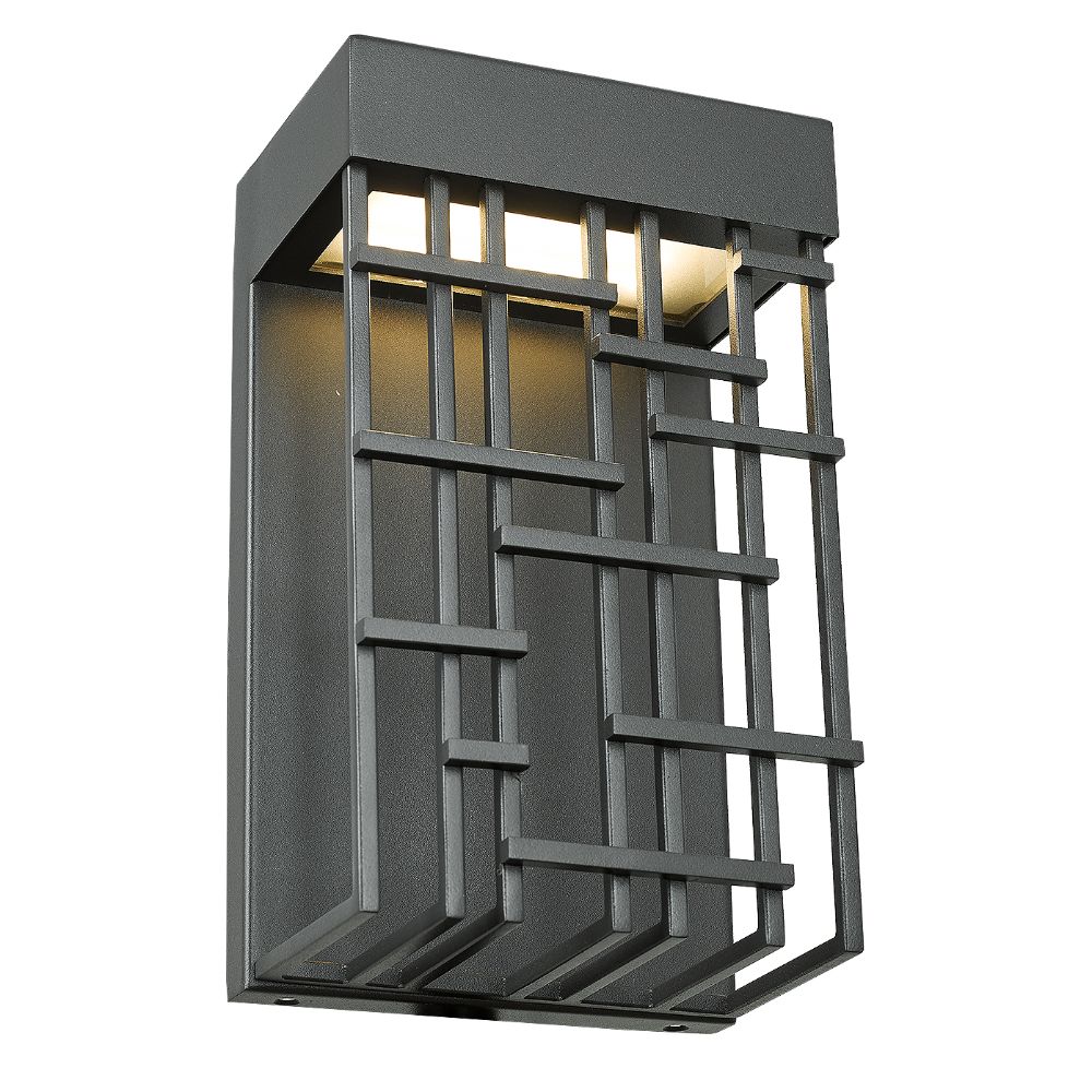 Abra Lighting 50060ODW-MB Outdoor wall sconce in Matte Black