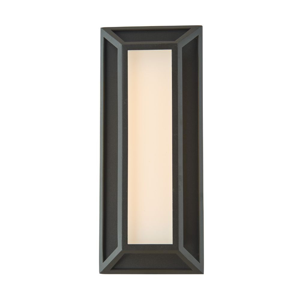 Abra Lighting 50084ODW-MB Wet Location MG Wall Sconce in Matte Black