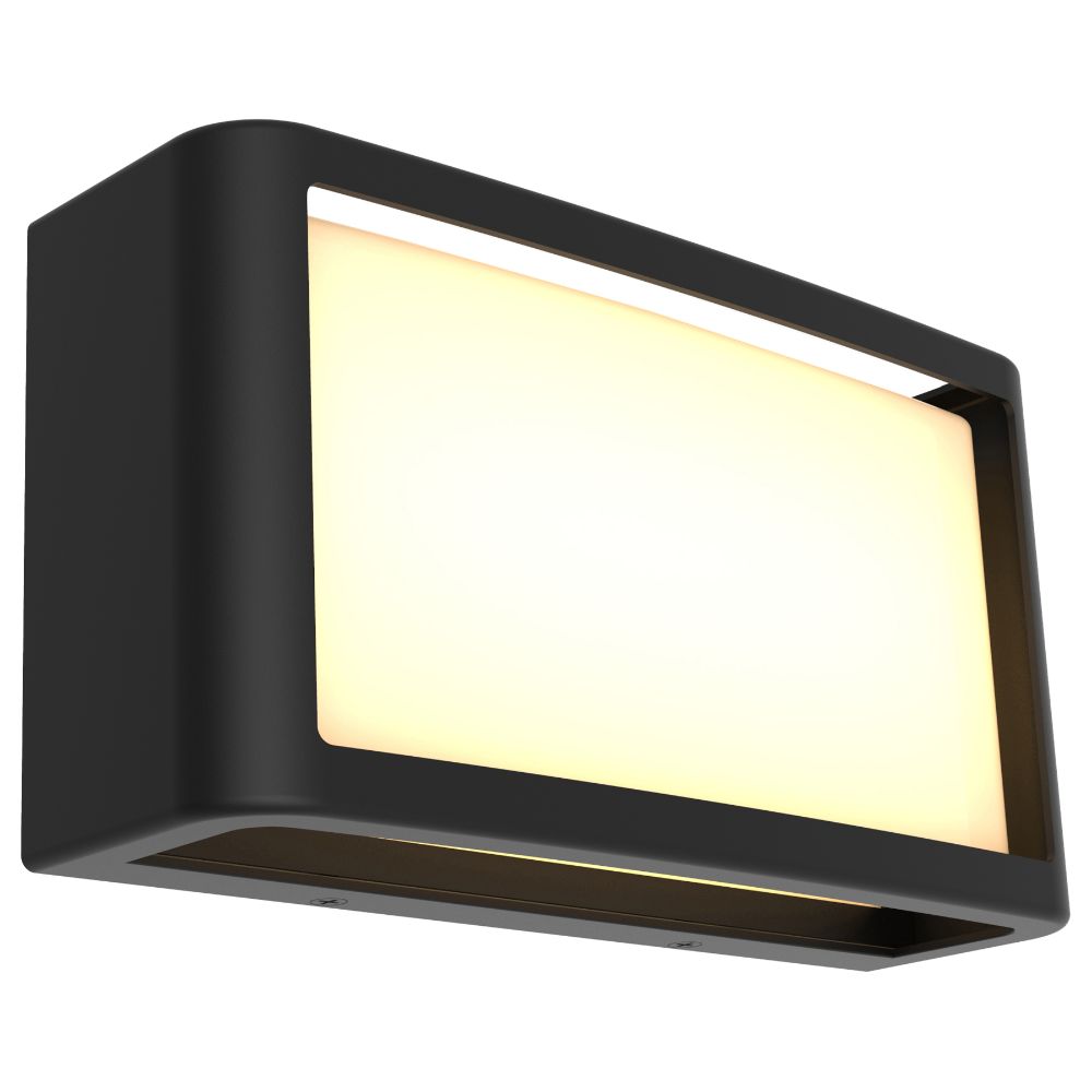 Access Lighting 20023LEDDMG-BL/ACR Outdoor LED Wall Mount in Black