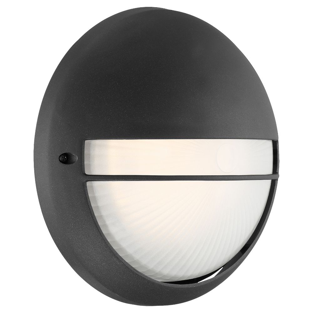 Access Lighting 20260LEDDMG-BL/OPL Clifton Outdoor LED Bulkhead in Black