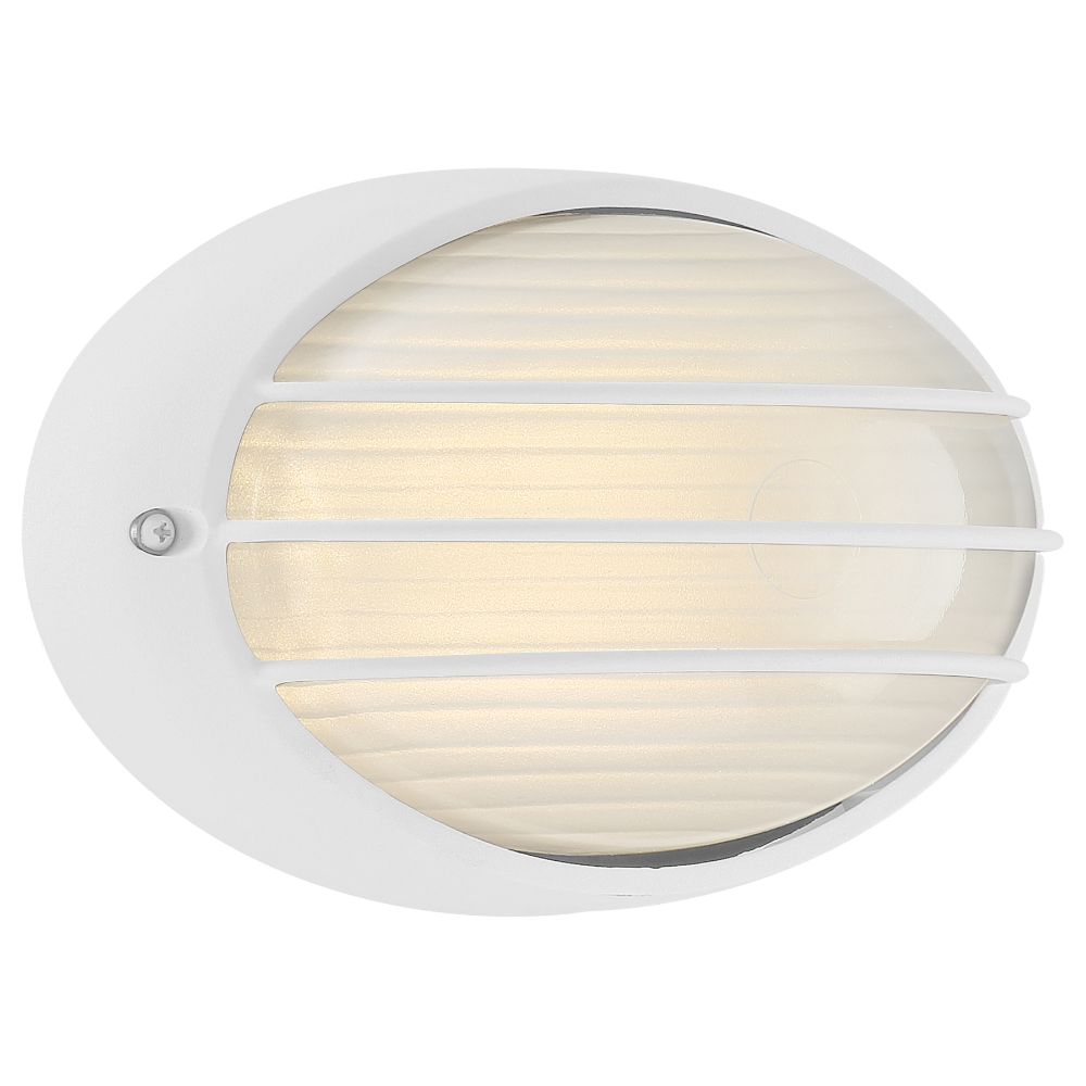 Access Lighting 20280LEDDMG-WH/OPL Cabo Outdoor LED Bulkhead in White