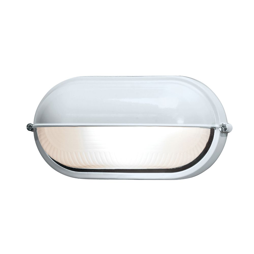 Access Lighting 20291-WH/FST Nauticus 1 Light Outdoor Bulkhead in White