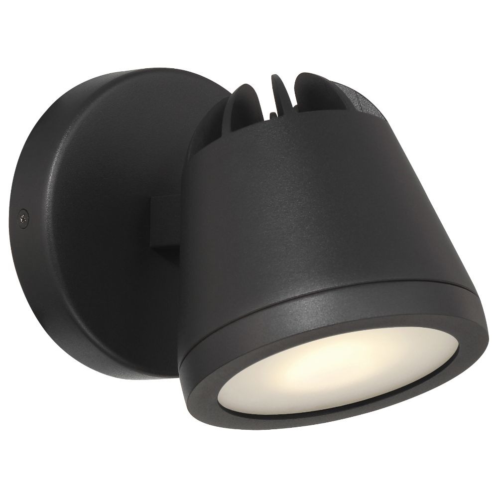 Access Lighting 20338LEDDMGLP-BL/FST Outdoor Adjustable LED Spotlight in Black