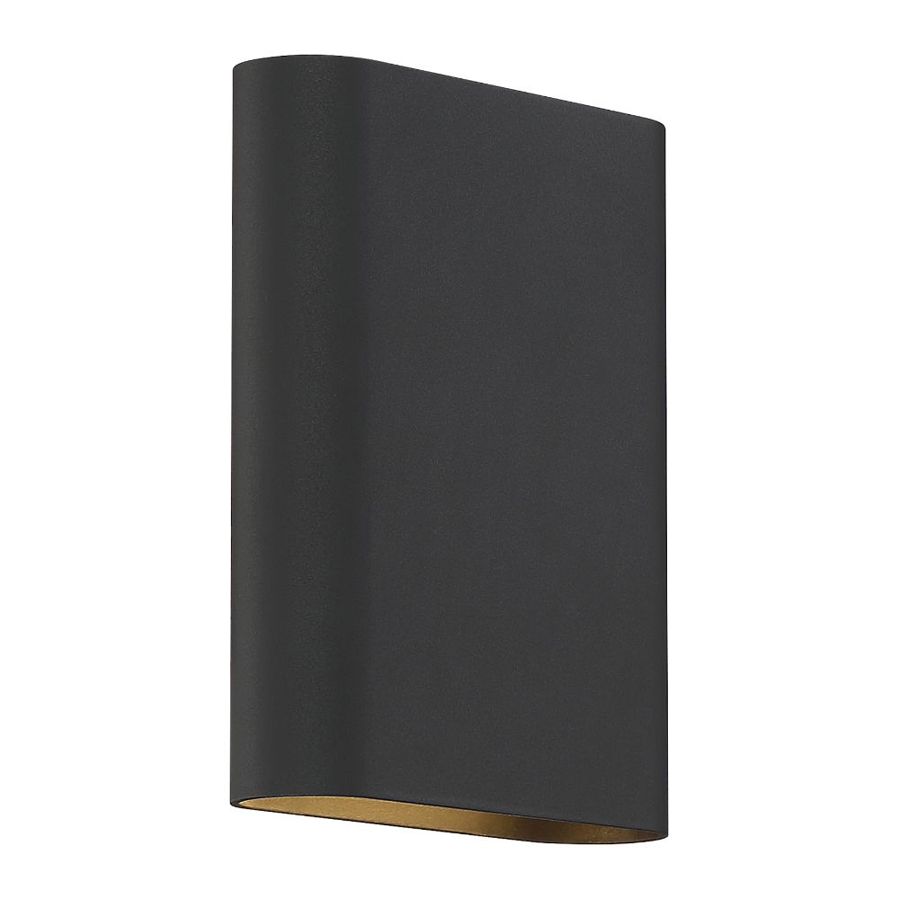 Access Lighting 20408LEDD-BL Lux Dual Voltage LED Wall Sconce in Black