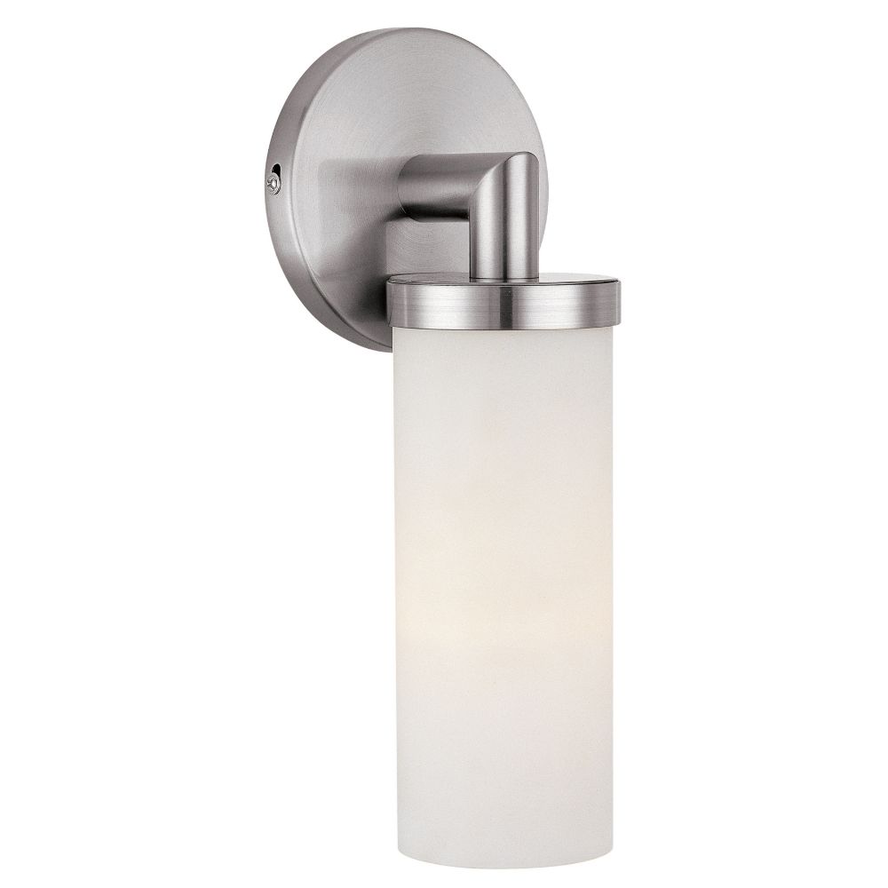 Access Lighting 20441-BS/OPL Aqueous Wall Sconce & Vanity in Brushed Steel