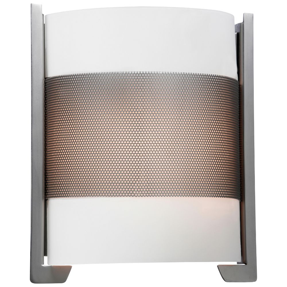 Access Lighting 20739LEDDLP-BS/OPL Iron LED Wall Sconce in Brushed Steel