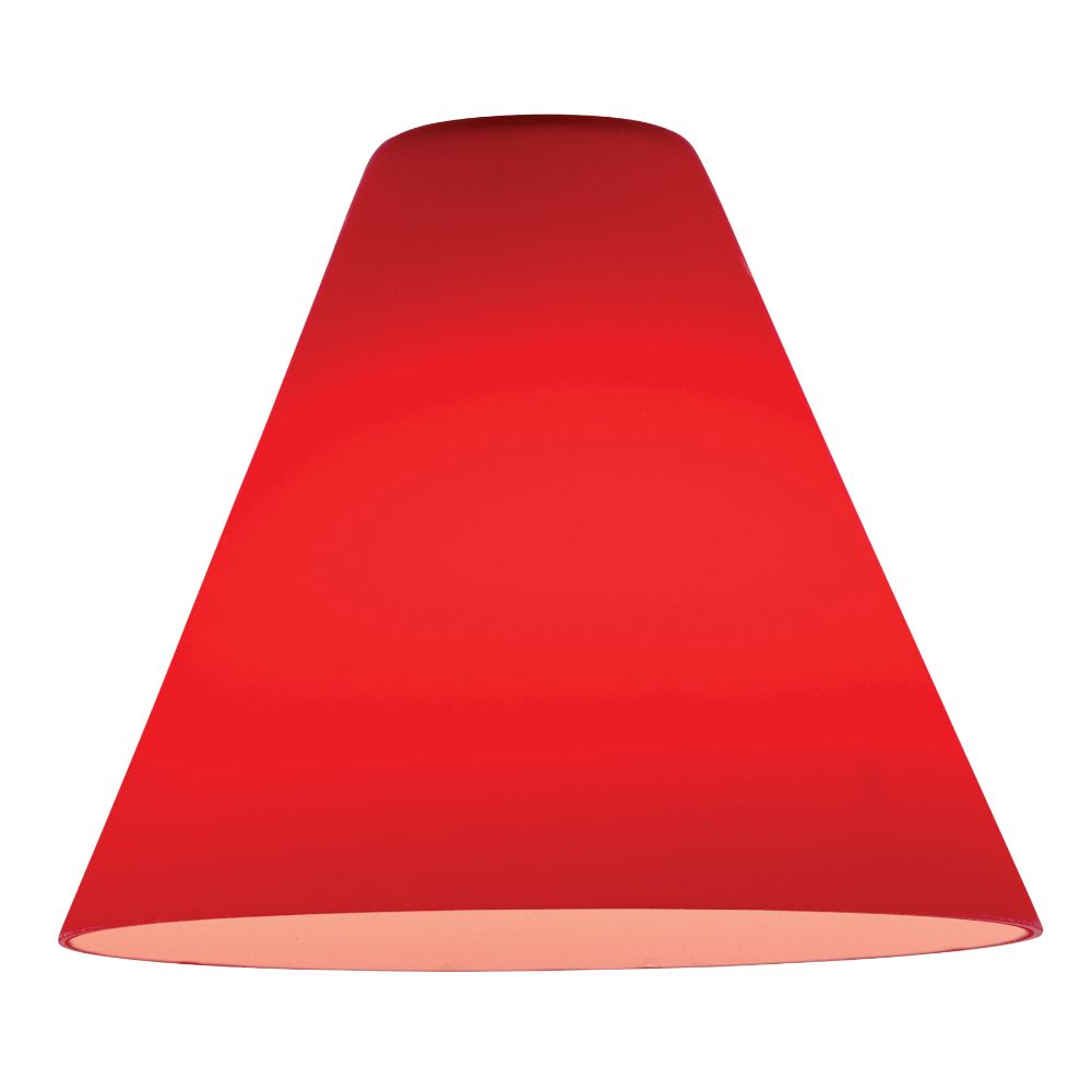 Access Lighting 23104-RED Inari Silk Martini Pendant Glass Shade in Red