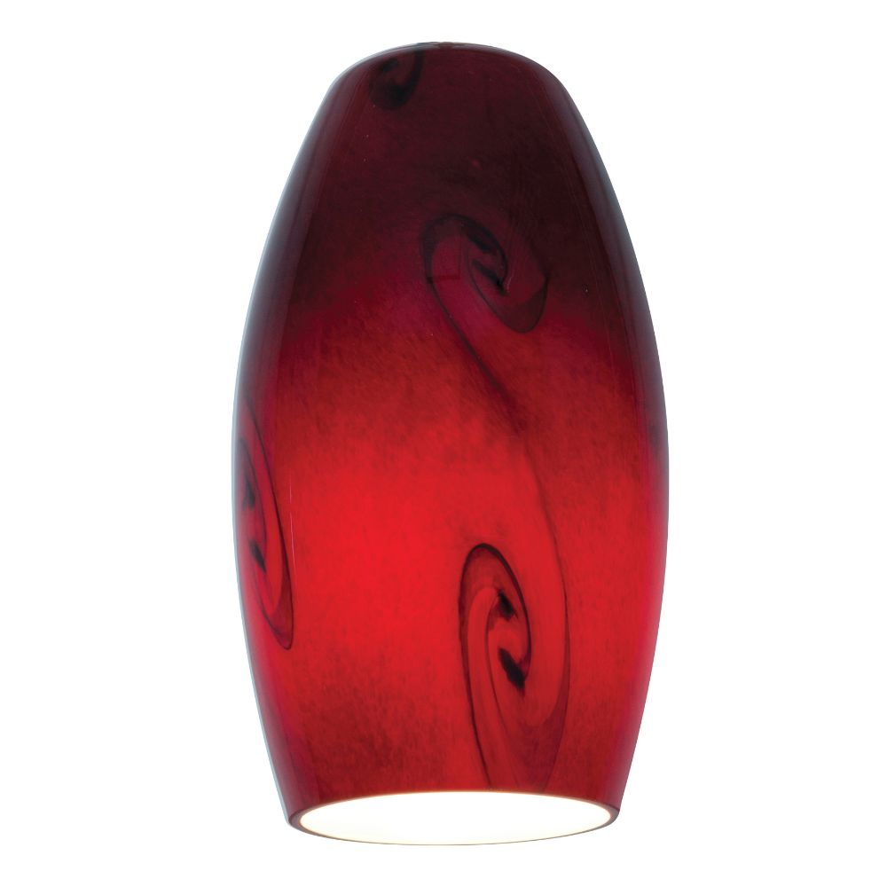 Access Lighting 23111-RUSKY Merlot Pendant Glass Shade in Red Sky