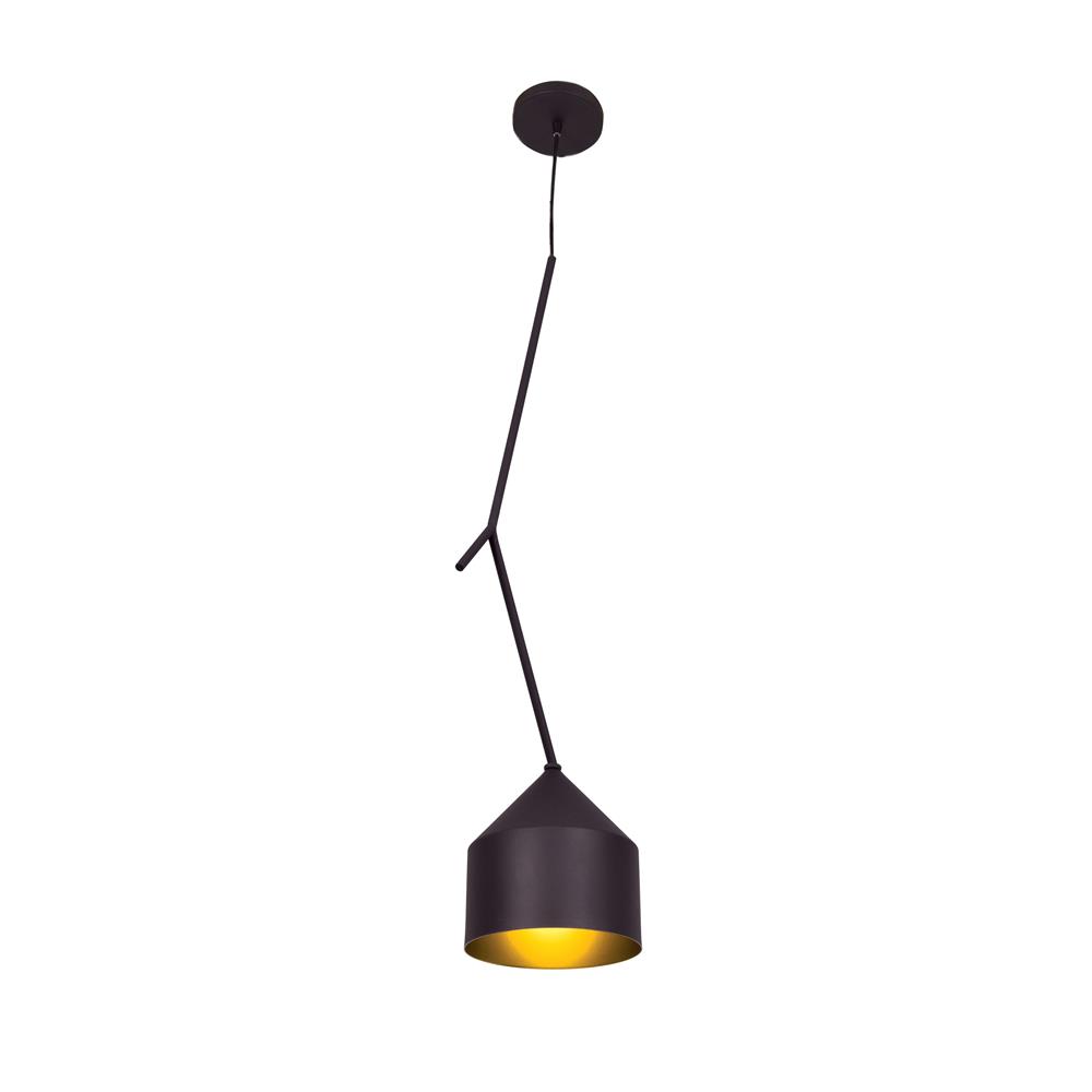 Access Lighting 23879LEDDLP-BL/GLD Pizzazz Pendant in Black And Gold