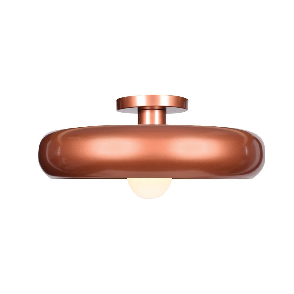 Access Lighting 23880LEDDLP-CP/GLD Bistro LED Semi-Flush in Copper And Gold