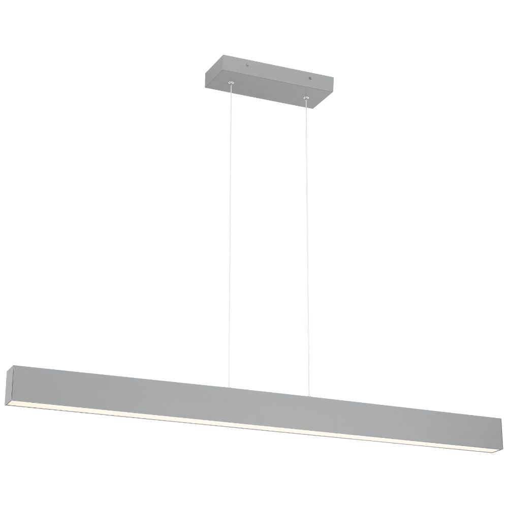 Access Lighting 24900LEDD-GRY/ACR Dual Voltage LED Linear Pendant in Gray