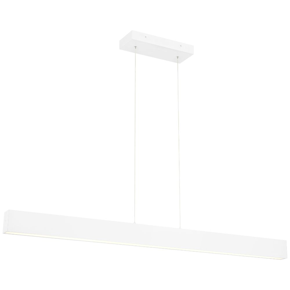 Access Lighting 24900LEDD-MWH/ACR Dual Voltage LED Linear Pendant in Matte White