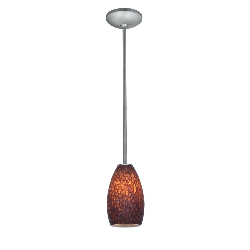 Access Lighting 28012-1R-BS/BRST Champagne Pendant in Brushed Steel