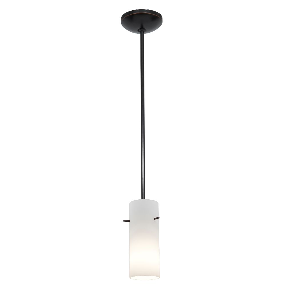 Access Lighting 28030-3R-ORB/OPL Cylinder LED Pendant in Oil Rubbed Bronze