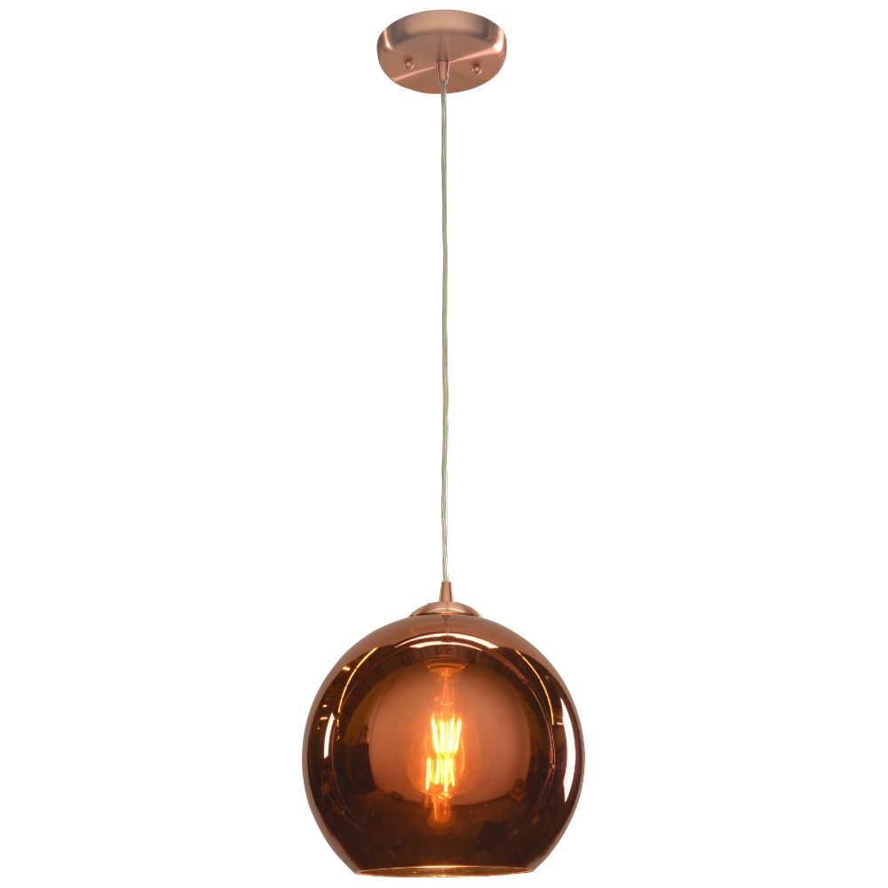 Access Lighting 28101-BCP/CP Glow Pendant in Brushed Copper