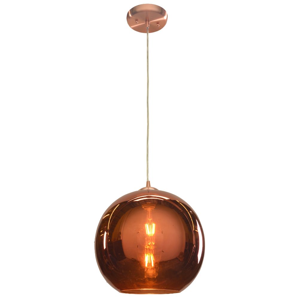 Access Lighting 28102LEDDLP-BCP/CP Glow LED Pendant in Brushed Copper