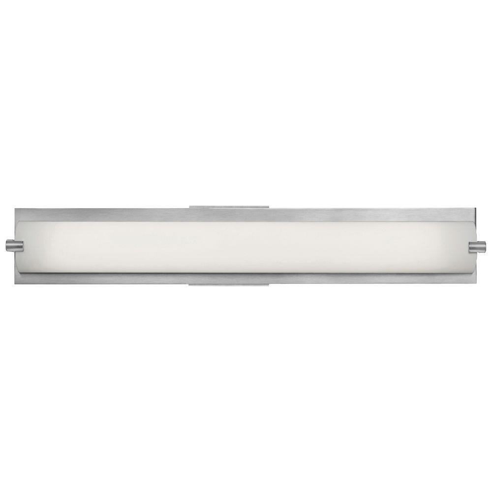 Access Lighting 31010LEDD-BS/OPL Geneva LED Vanity in Brushed Steel