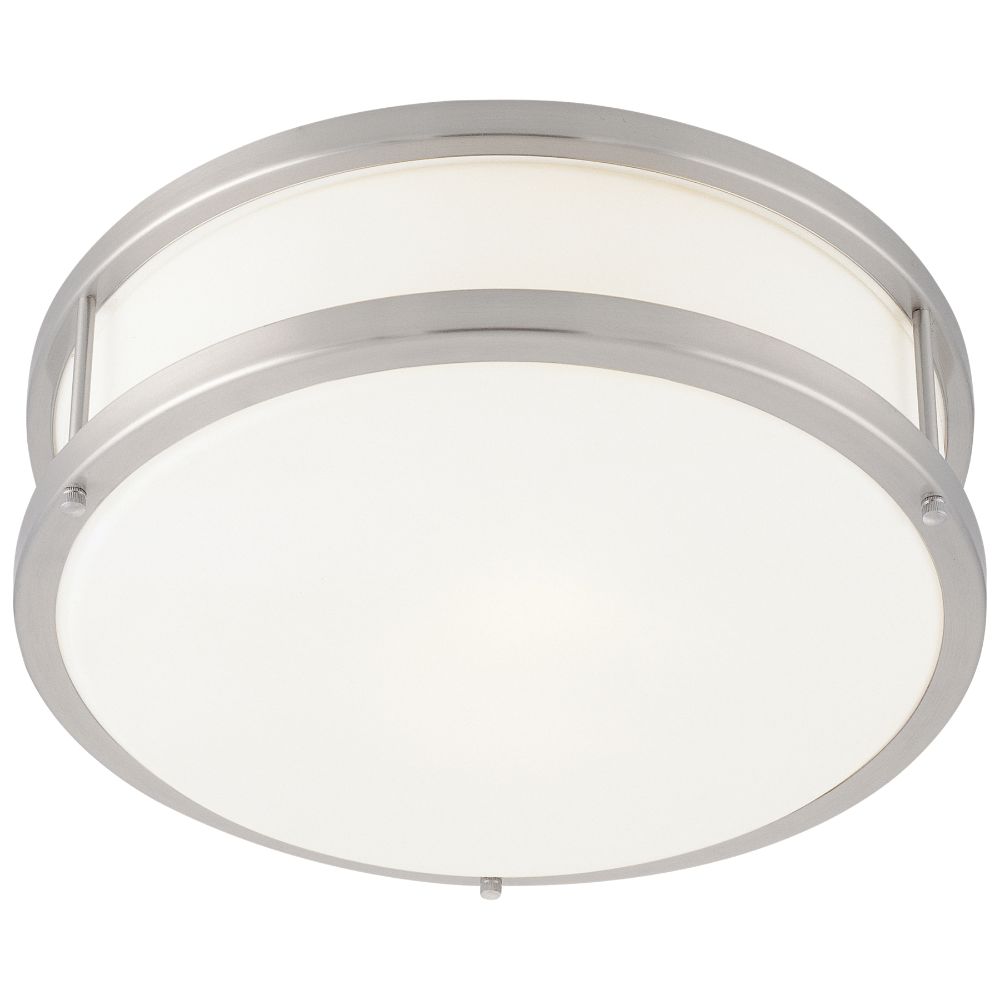Access Lighting 50079-BS/OPL Conga Flush Mount in Brushed Steel