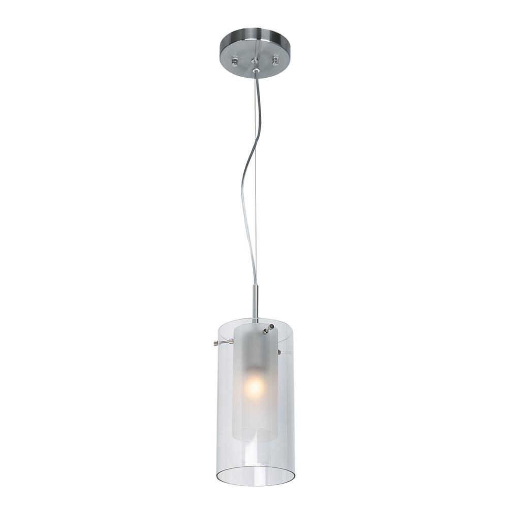 Access Lighting 50514-BS/FRC Proteus Pendant in Brushed Steel