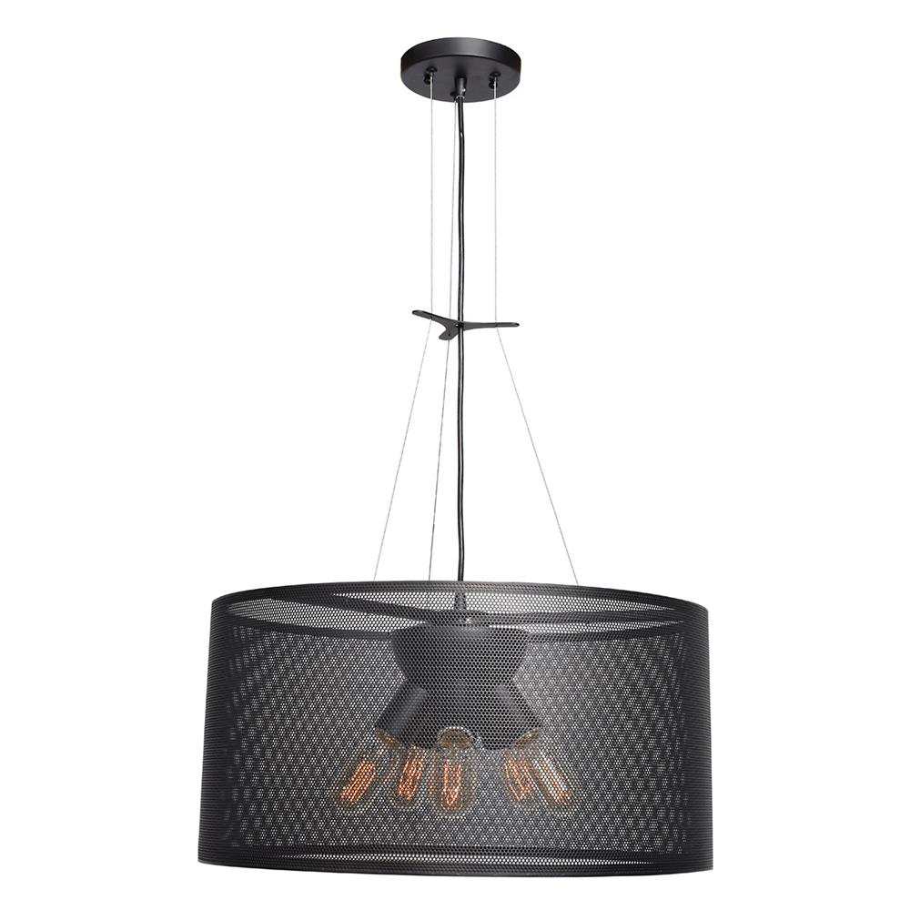 Access Lighting 50927-BL Epic Round Pendant in Black