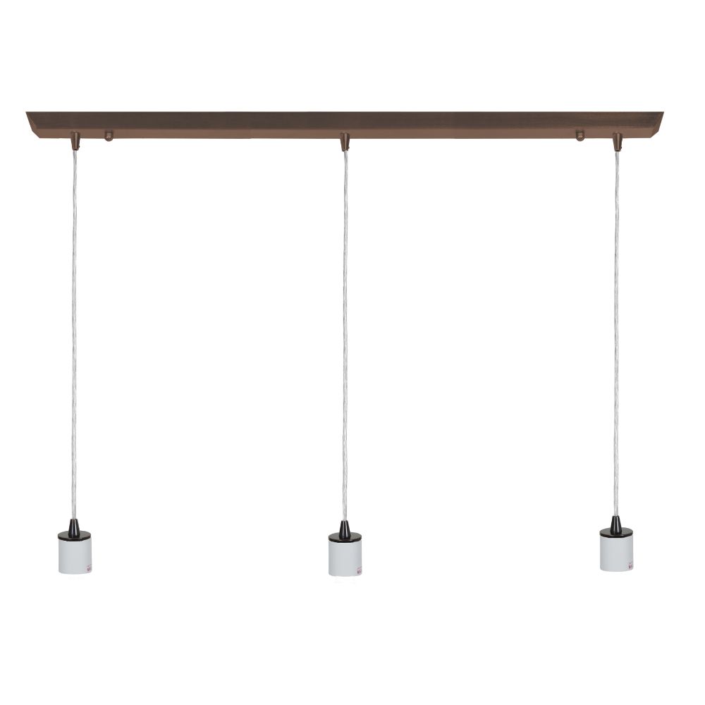 Access Lighting 52023FC-ORB Trinity 3 Light Bar Pendant Assembly in Oil Rubbed Bronze