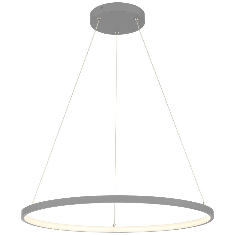 Access Lighting 52067LEDD-GRY/ACR Dual Voltage LED Pendant in Gray