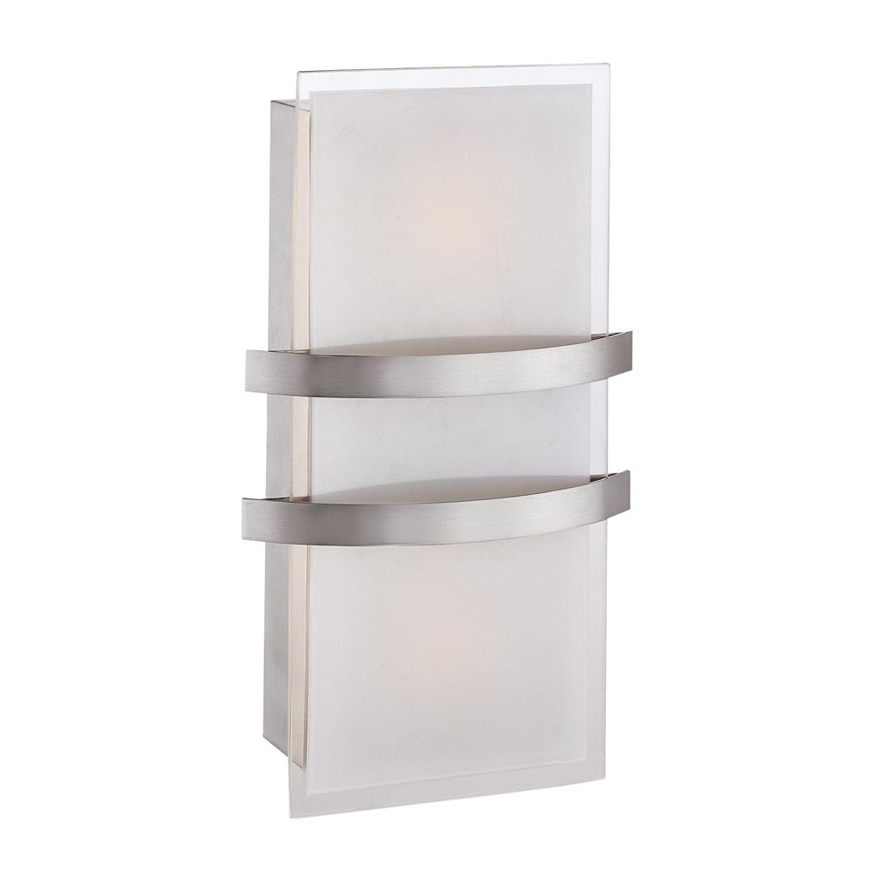 Access Lighting 62218LEDD-BS/OPL Metro LED Wall Sconce in Brushed Steel
