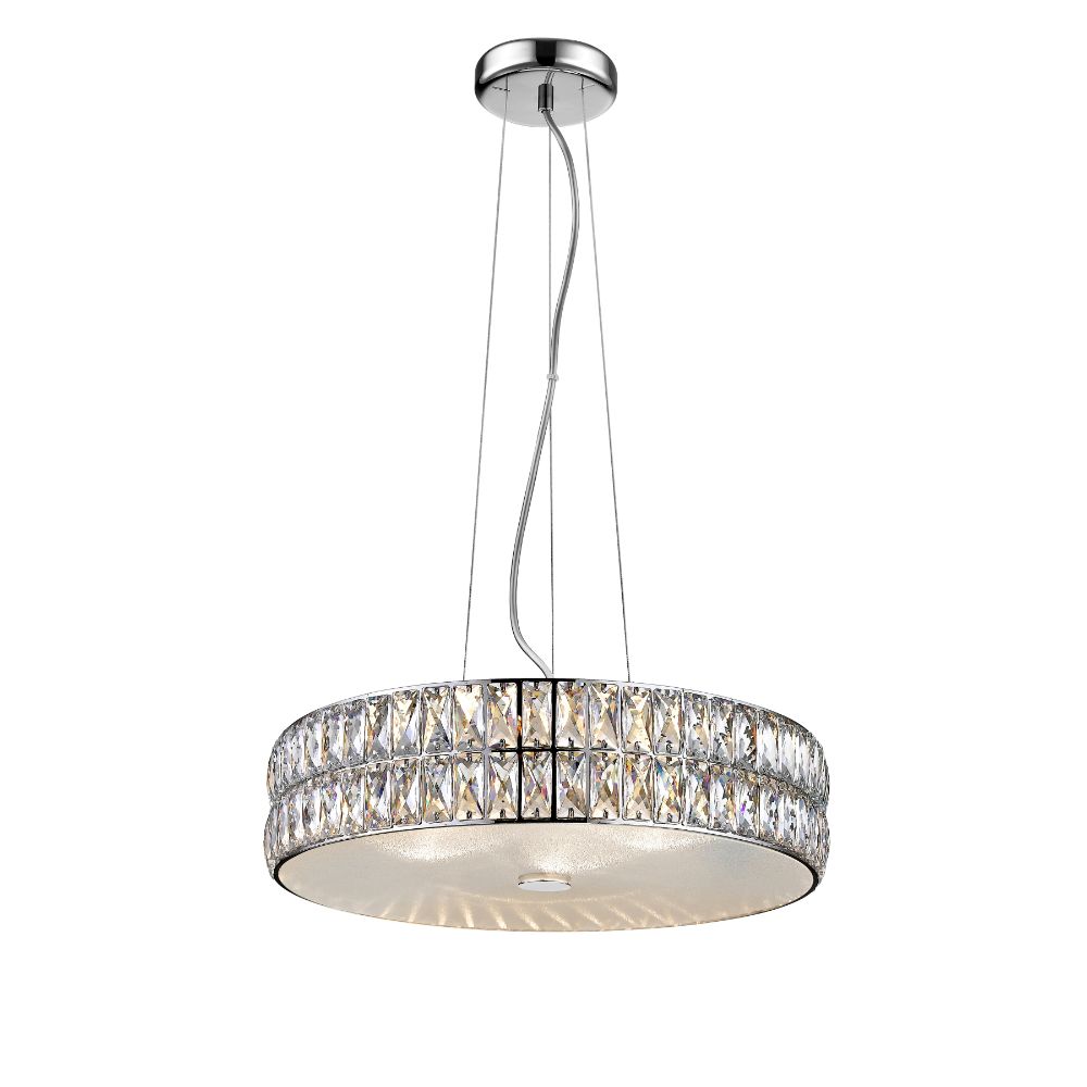 Access Lighting 62359LEDD-MSS/CRY Magari LED Pendant in Mirrored Stainless Steel