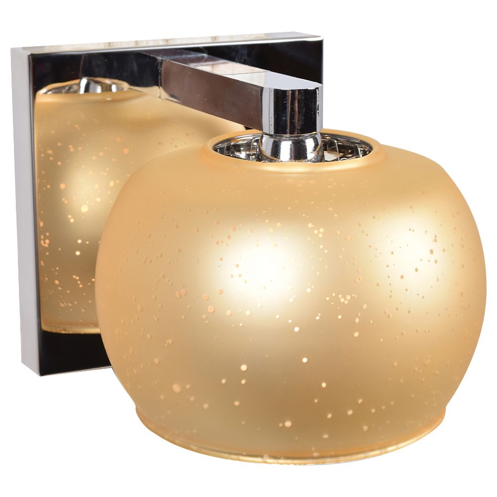 Access Lighting 62558-MSS/STARRY Galaxy 1 Light Wall Sconce & Vanity in Mirrored Stainless Steel