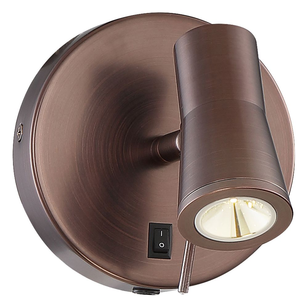Access Lighting 70018LED-BRZ Cyprus 2 LED Wall Reading Light in Bronze