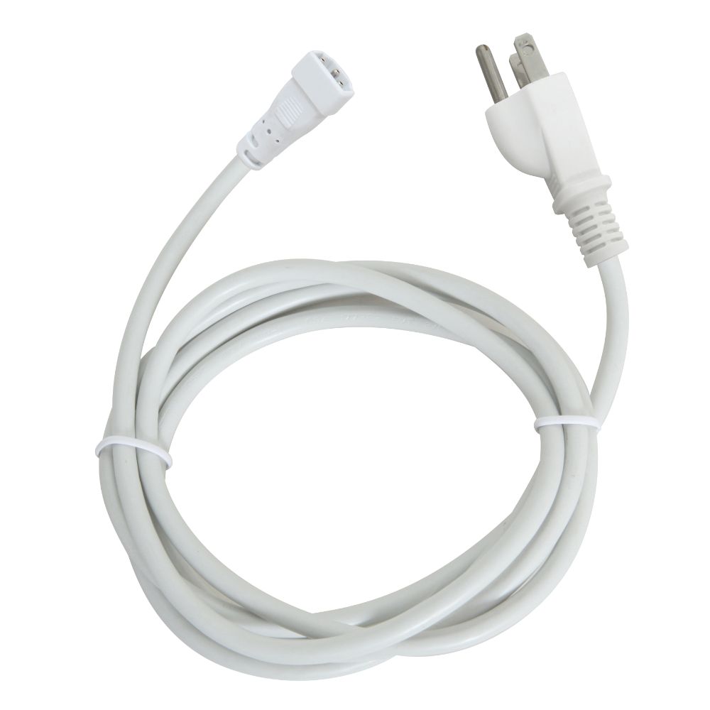 Access Lighting 786PWC-WHT InteLED 6ft Power Cord with Plug in White