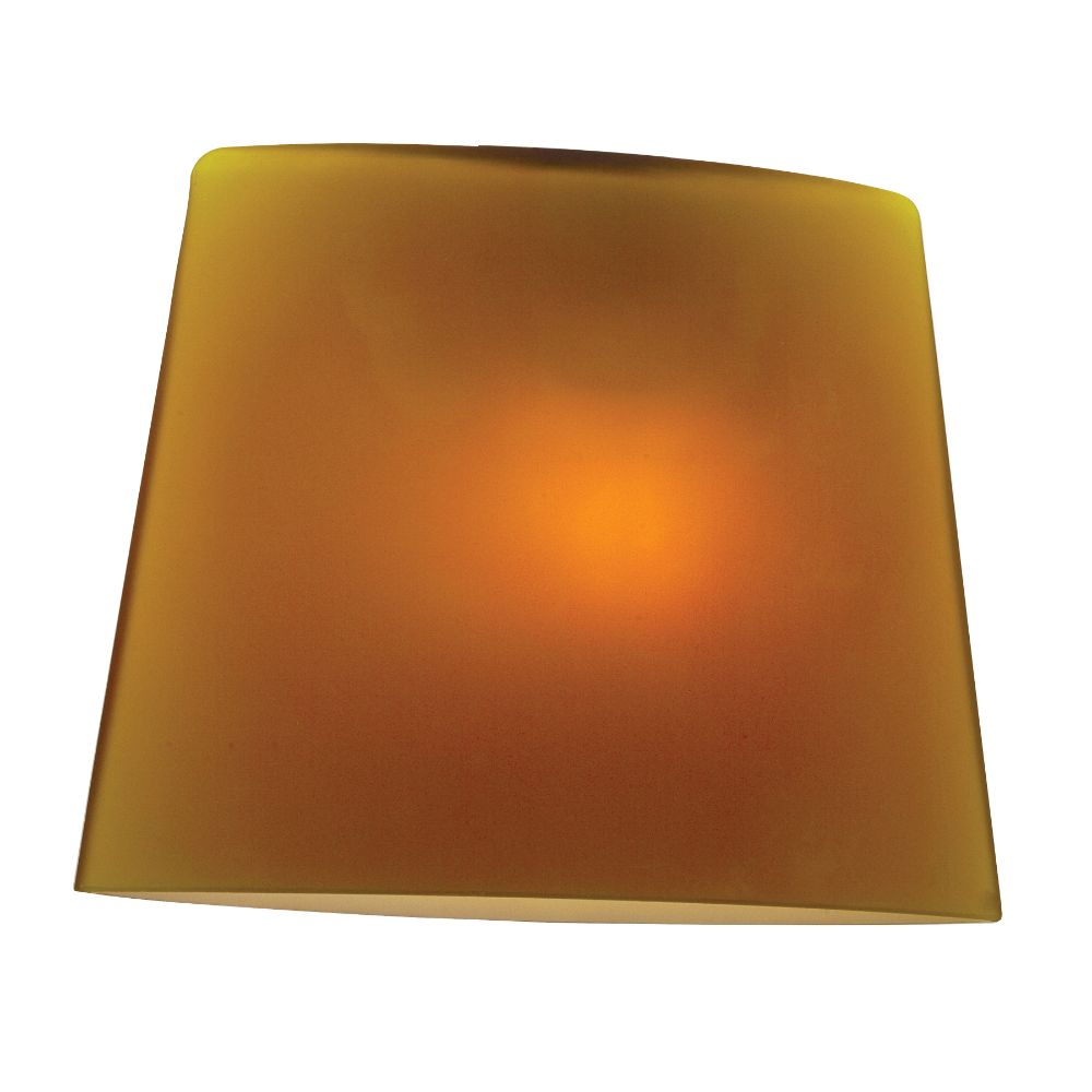 Access Lighting 920ST-AMB Thea Oval Cased Glass in Amber