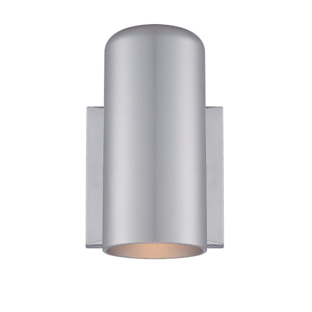 Acclaim Lighting 31991BS 1-Light Brushed Silver Cylinder Wall Sconce