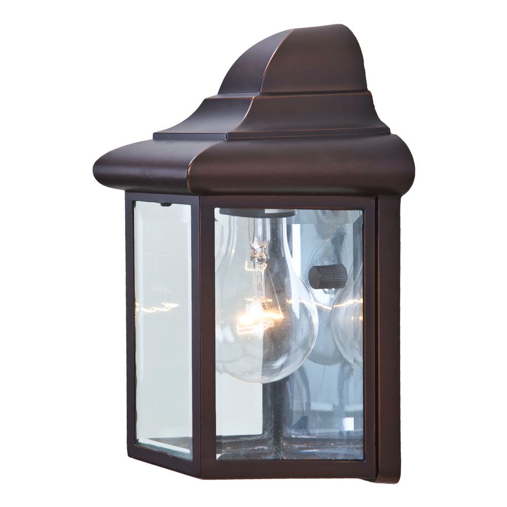 Acclaim Lighting 6001ABZ 1-Light Architectural Bronze Pocket Lantern Wall Light