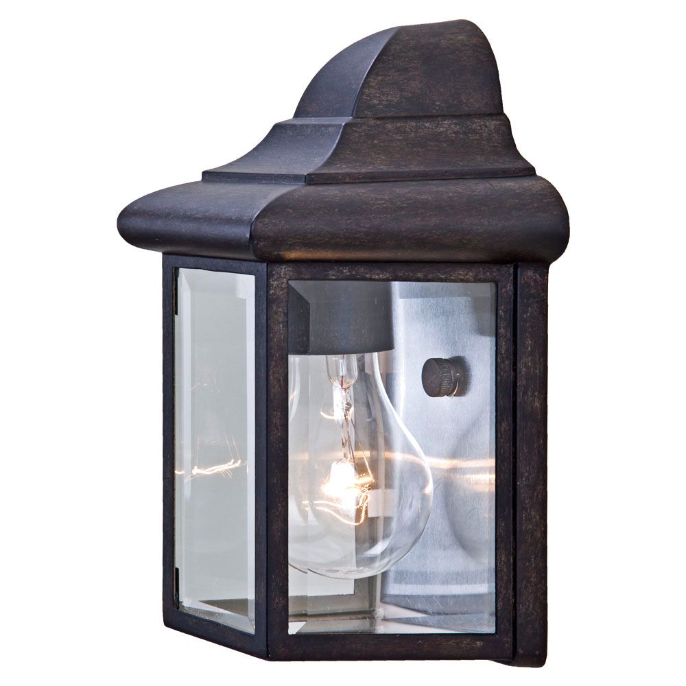 Acclaim Lighting 6001BC 1-Light Black Coral Pocket Lantern Wall Light