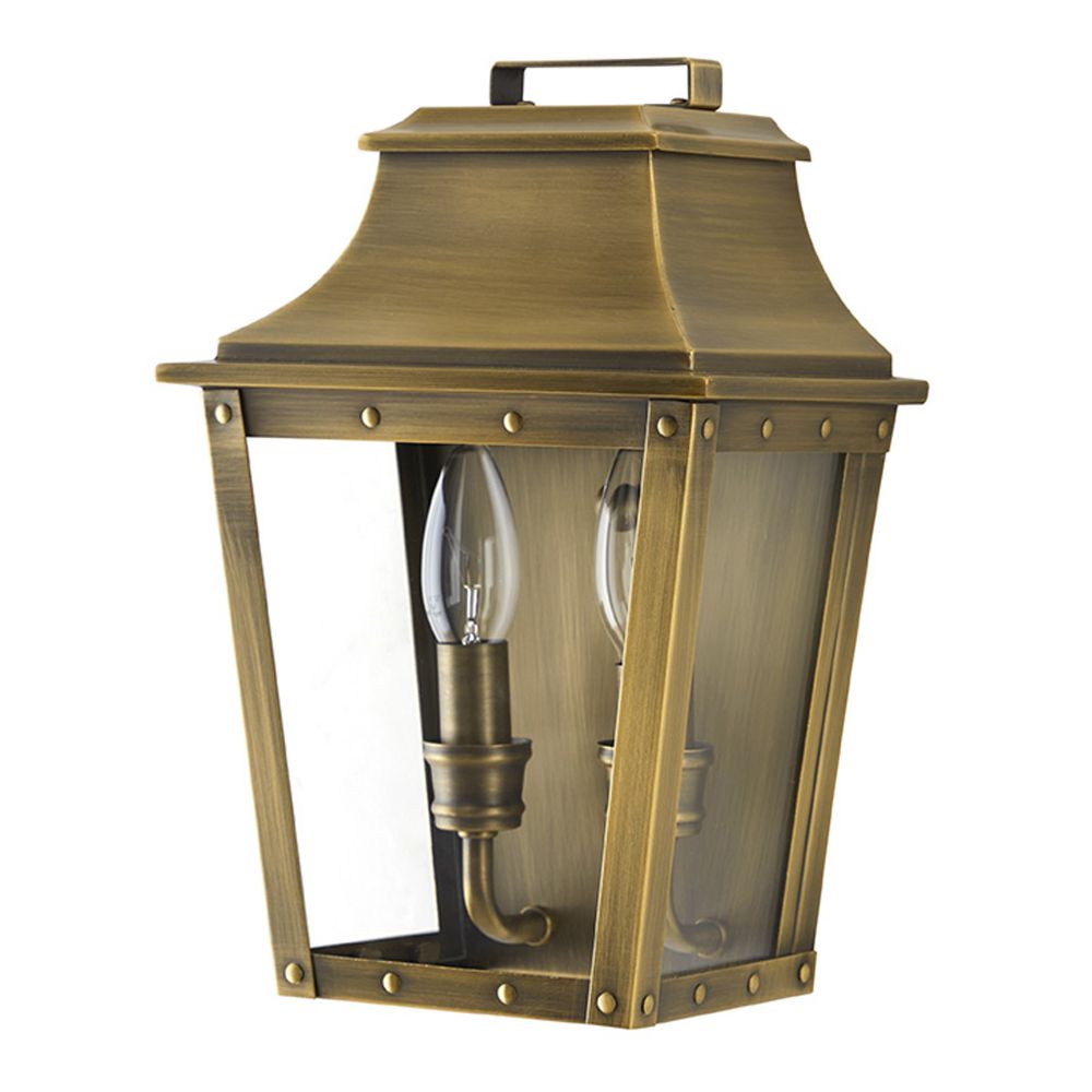 Acclaim Lighting 8423AB Coventry 2-Light Aged Brass Pocket Wall Light