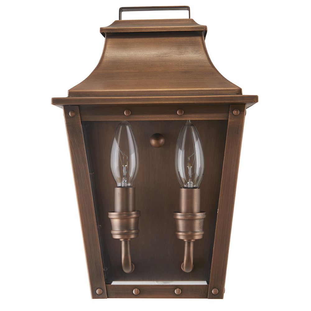 Acclaim Lighting 8423CP Coventry 2-Light Copper Patina Pocket Wall Light