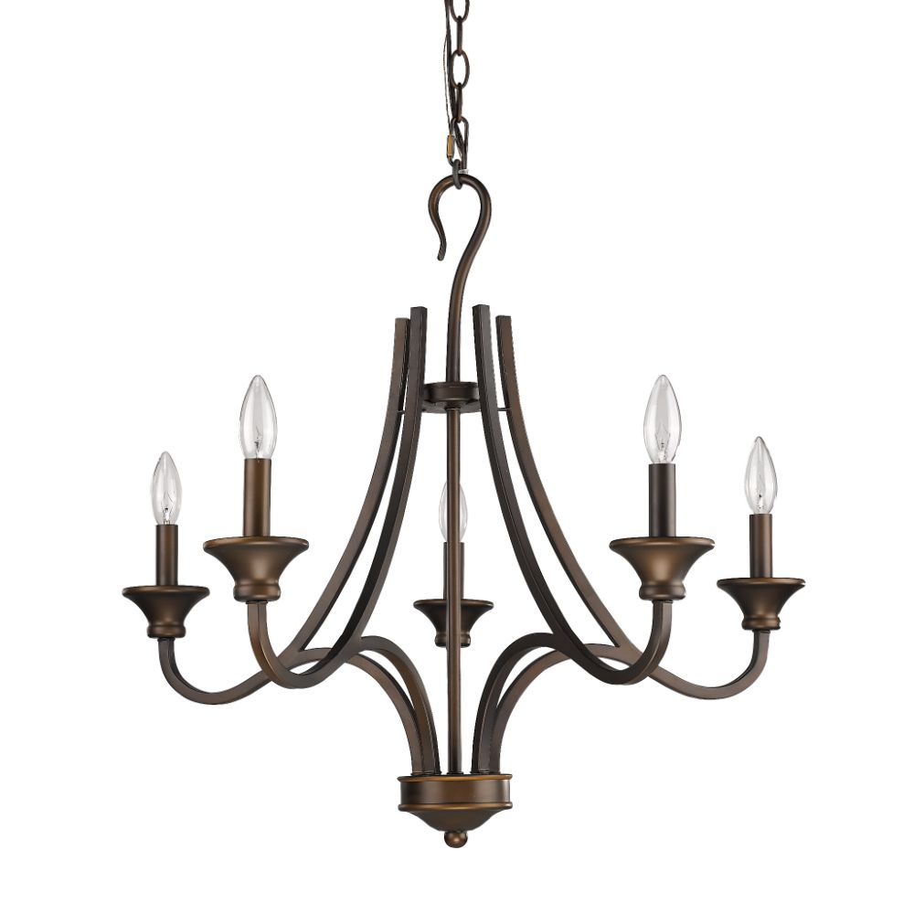 Acclaim Lighting IN11255ORB Michelle 5-Light Oil-Rubbed Bronze Chandelier