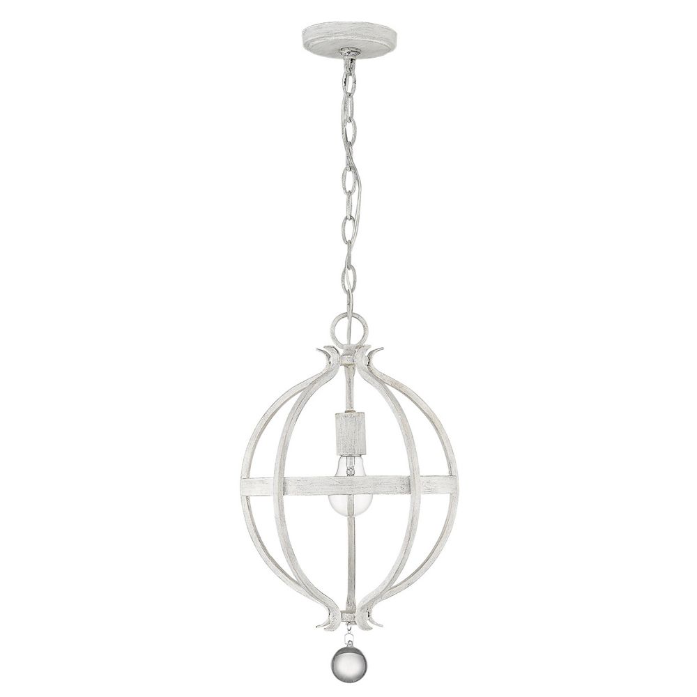 Acclaim Lighting IN11340CW Callie 1-Light Country White Pendant
