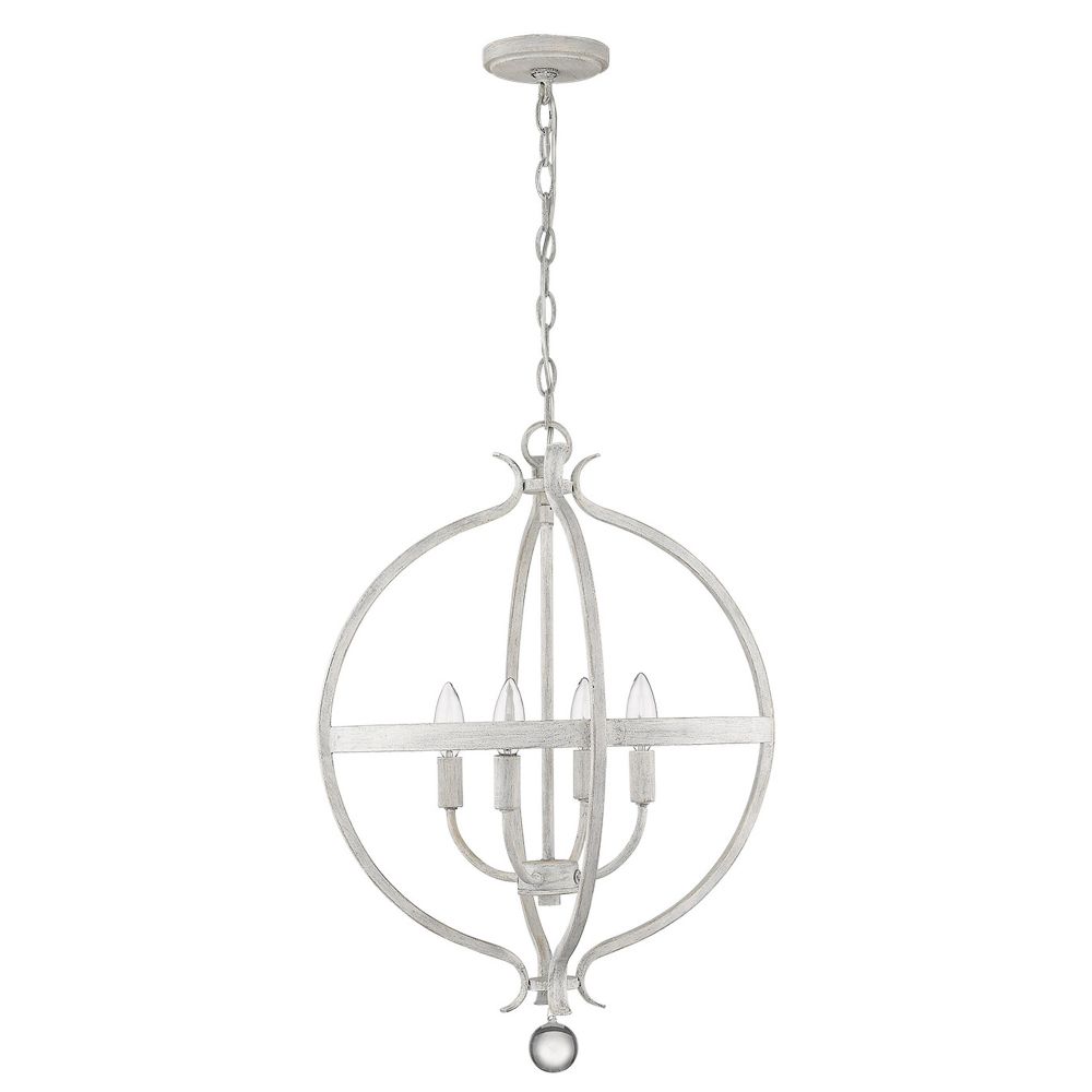 Acclaim Lighting IN11341CW Callie 4-Light Country White Pendant