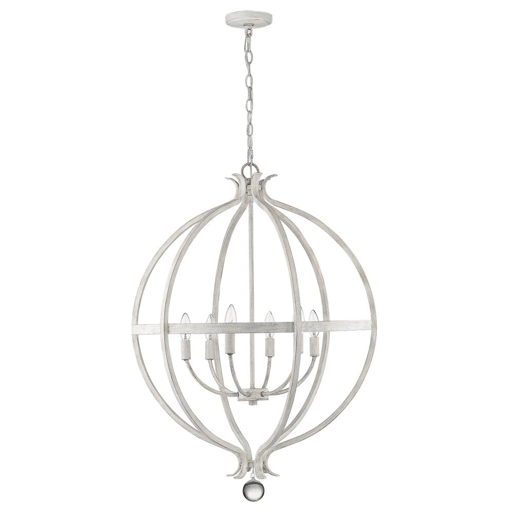 Acclaim Lighting IN11342CW Callie 6-Light Country White Pendant