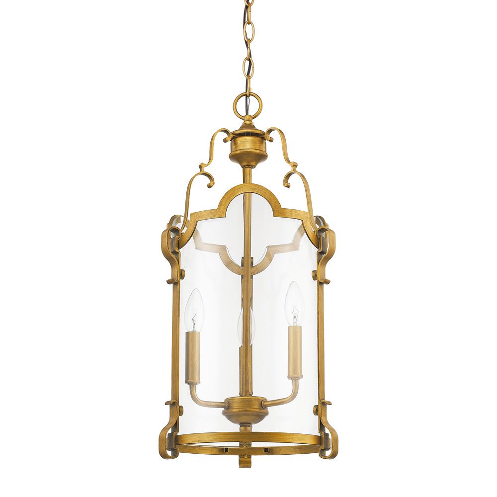 Acclaim Lighting IN11420AG Elizabeth 3-Light Antique Gold Foyer Pendant