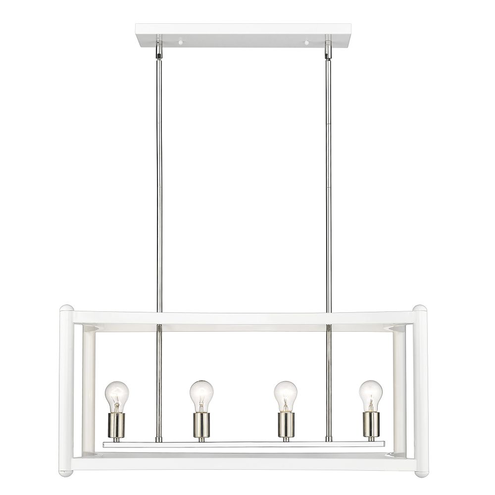 Acclaim Lighting IN20042WH Coyle White 8-light Linear Pendant