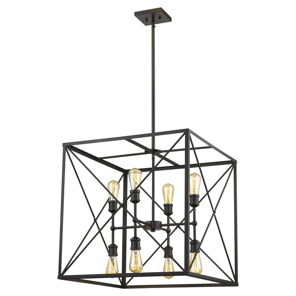 Acclaim Lighting IN21126ORB Brooklyn 8-Light Oil-Rubbed Bronze Pendant