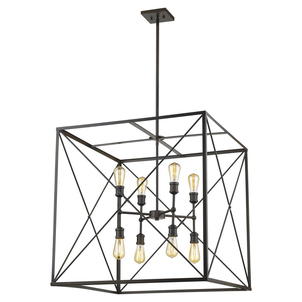 Acclaim Lighting IN21127ORB Brooklyn 8-Light Oil-Rubbed Bronze Pendant