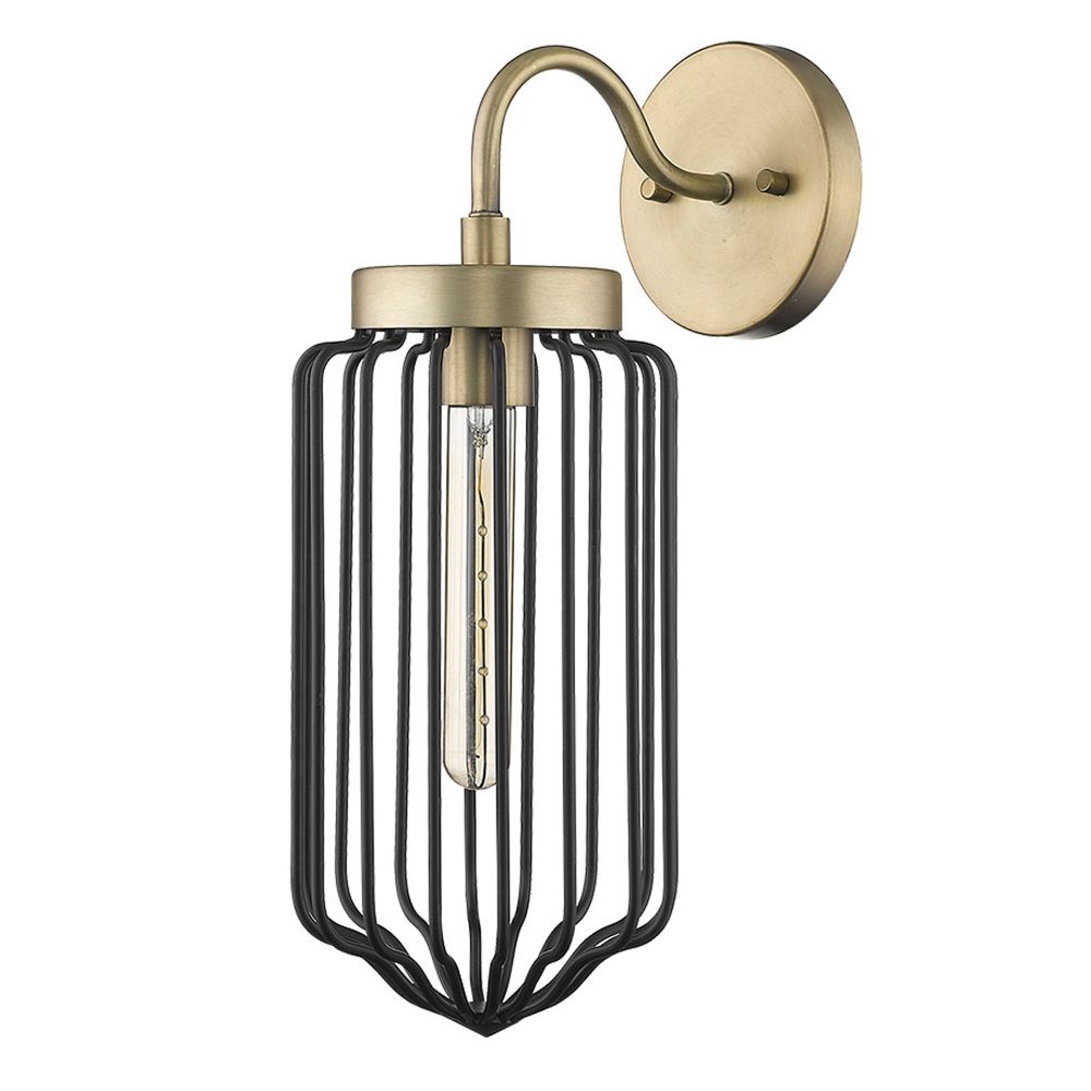 Acclaim Lighting IN41503AB Reece 1-Light Aged Brass Sconce