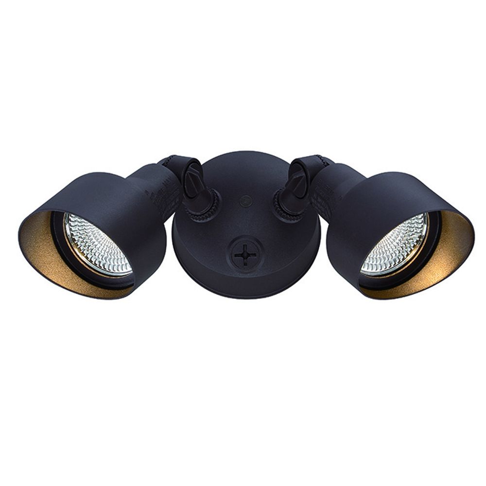 Acclaim Lighting LFL2ABZ 2-Light Architectural Bronze Integrated LED Adjustable Head Floodlight