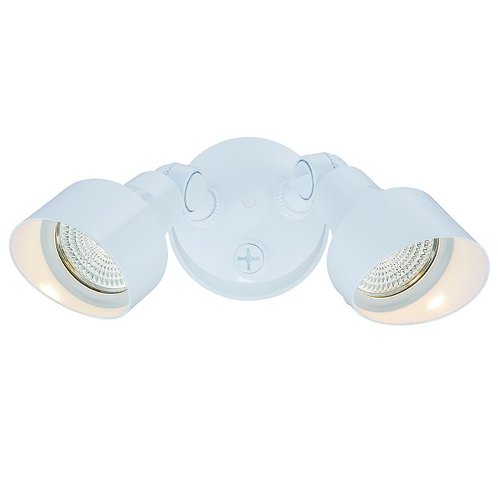 Acclaim Lighting LFL2WH 2-Light White Integrated LED Adjustable Head Floodlight