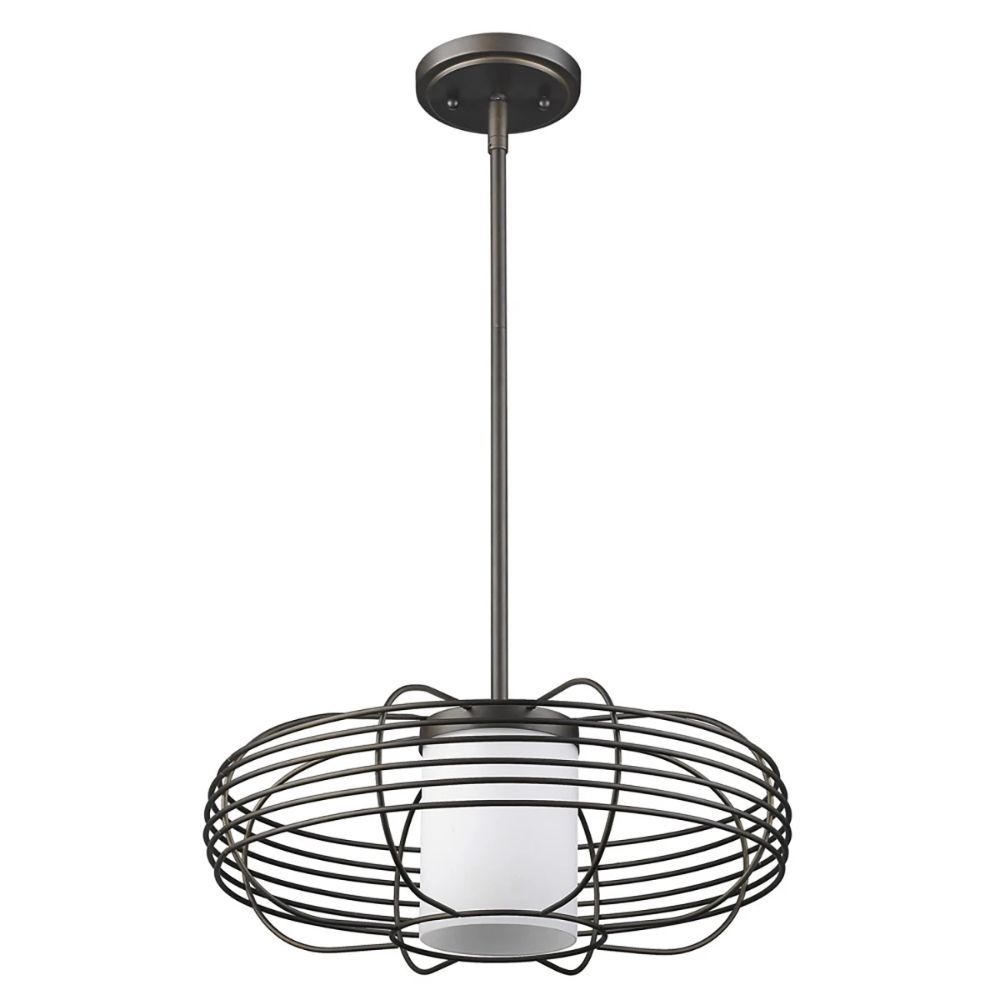 Acclaim Lighting  IN21215ORB Loft  One Light Wire Globe Pendant in Oil Rubbed Bronze